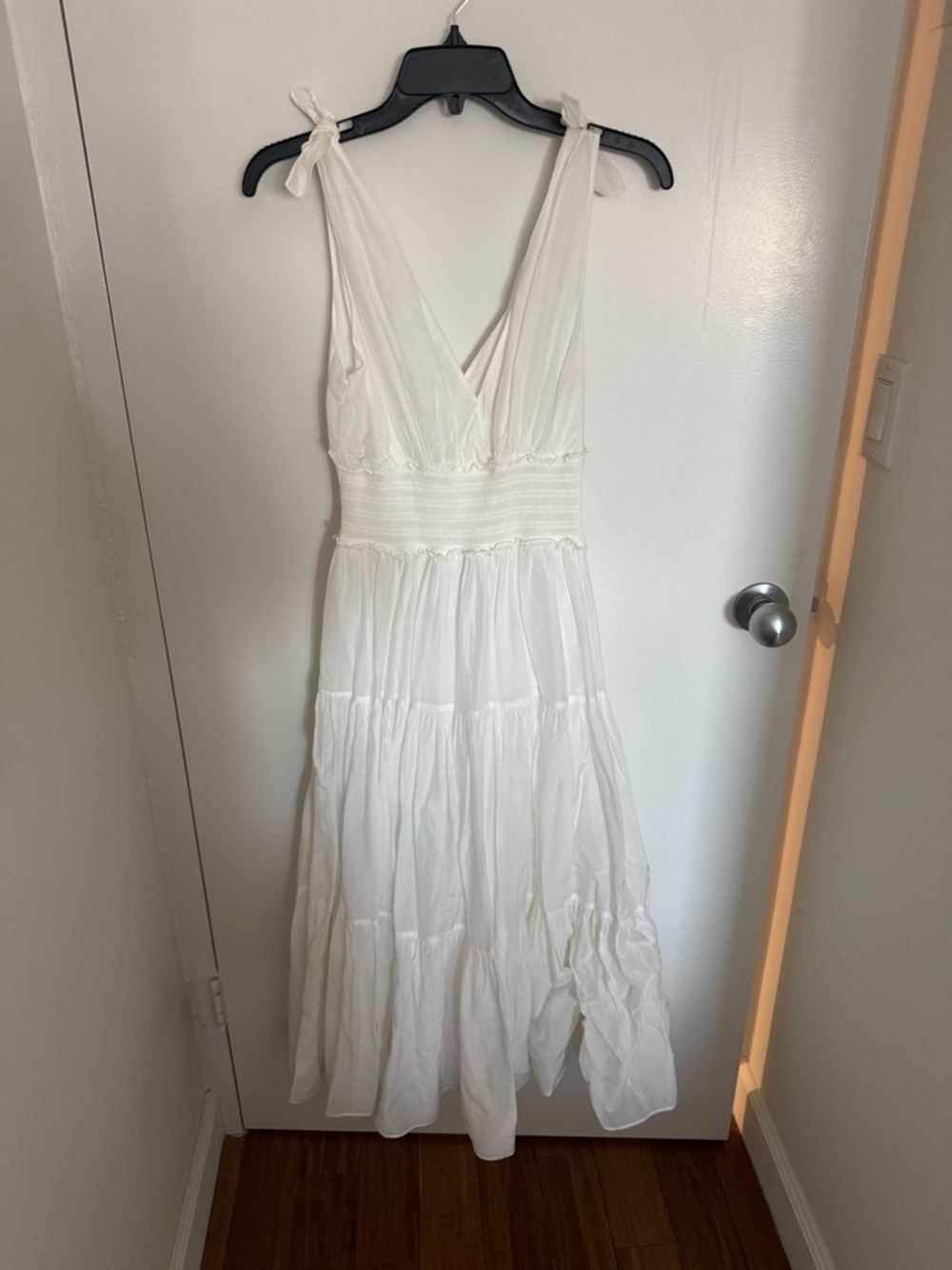 Cinq a Sept Tamar Tie Strap Tiered Smock Dress - Picture 2 of 7